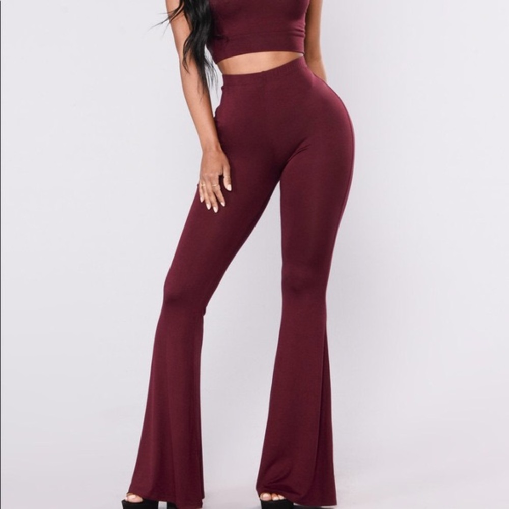 Flare Pants Crop Top Fashion Nova Set
